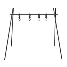 置物架 53 x 29.5 x 75cm, 黑色, 1個