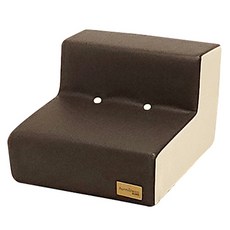 Funny Deco 優質皮革狗狗階梯, 棕色