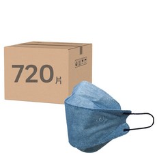 KOgi 宏瑋 兒童立體三層醫療口罩 KF94, 30入, 24盒, 煙灰藍