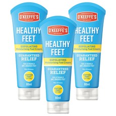 O'Keeps Healthy Fit 足部去角質霜 85g, 1入, 3個, 80ml
