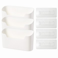 SOHEIM 善用空間超薄收納盒 3件組, 白色