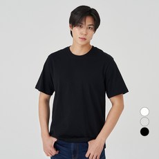 캐럿 남성용 통기성 기본 반팔 티셔츠