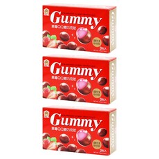 義美 QQ糖巧克球 量販 草莓風味, 3盒, 135g