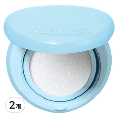 TOCOBO 柔焦定妝防曬氣墊粉餅 SPF50+ PA++++ 00 純淨色, 13g, 2個