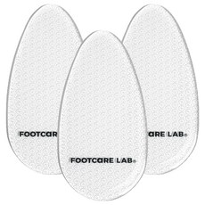 足部護理實驗室腳跟玻璃去角質, 3個
