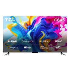 TCL 4K QLED 안드로이드11 TV, 128cm(51인치), 50C645, 스탠드형, 고객직접설치