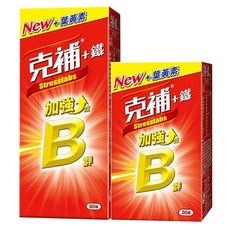 克補 B群+鐵 加強錠, 90顆, 1組