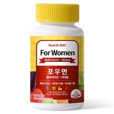 Nutri D-DAY 女性綜合維他命礦物質錠 76.5g, 90顆, 1罐