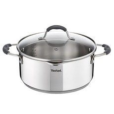 Tefal 特福 IH電磁爐適用Ilico不鏽鋼雙耳鍋, 混色, 20cm, 1個