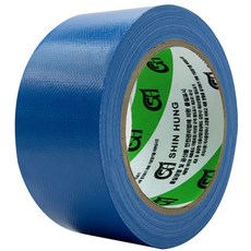 Shin Hung 大容量棉質膠帶 48mm x 25m 藍色, 1個