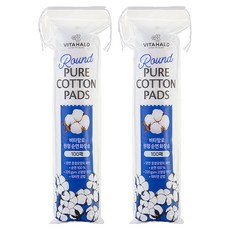 VITAHALO 圓形純化妝棉, 100片, 2包