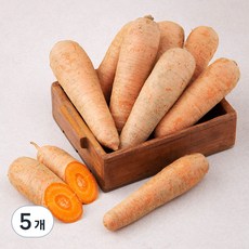 제주 흙당근, 1.5kg, 5개