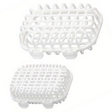 Sanada Seiko 洗碗機專用小物籃 2入, 白色, 1組