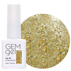 아이빛 네일아트 젬젤 컬러 젤네일, 81미니골드레인보우, 10ml, 1개