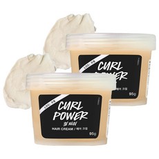 러쉬 컬 파워 헤어 크림, 95g, 2개