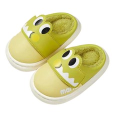 BEBEMARU 兒童侏羅紀毛絨拖鞋 鱷魚 9612