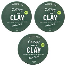 GATSBy 消光纖維髮泥, 3個, 80g