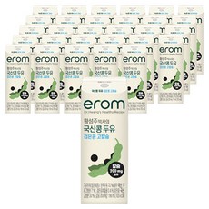 이롬 황성주 박사의 국산콩 두유 검은콩 고칼슘, 190ml, 48개