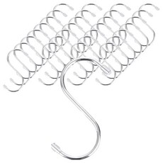 이사벨홈 캡이달린 S자 고리 7cm, 실버, 40개