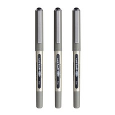 Uni 三菱 ball 耐水性全液式鋼珠筆 0.7mm UB-157, 黑色, 3支