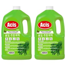 아키스 리프레쉬 솔잎 주방세제, 3L, 2개