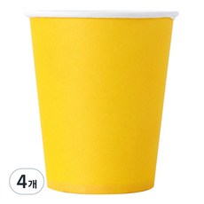 포테가르 컬러 종이컵 250ml, 200개입, 4개