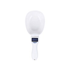 YOGiSSO 寵物糧重量計, 白色, 1個