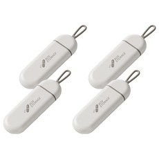 Nesting Home 防水便攜式3格迷你藥盒 白灰色, 4個