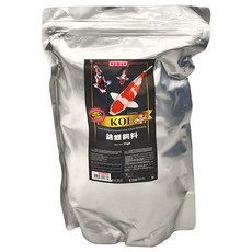 OTTO 建興水族 錦鯉魚飼料 額外添加維生素和微量元素, 1kg, 1袋