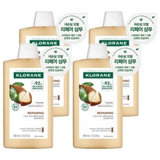 KLORANE 蔻蘿蘭 可普斯維特乳霜修護極度受損髮洗髮精, 400ml, 4個
