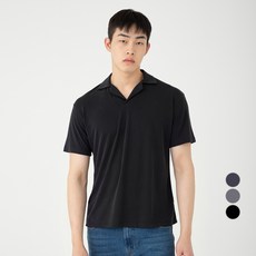 CARET 男款寬領子POLO襯衫