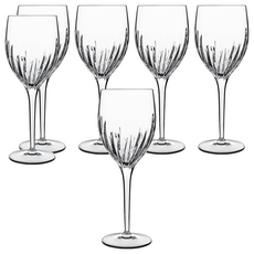 Luigi Bormioli 無鉛水晶古典雕刻酒杯 6個 500ml 1組