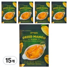 곰곰 건조 망고 슬라이스, 80g, 15개