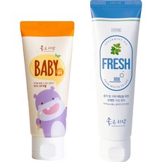 DR.CHOI'S 第1階段牙膏 60g+Fresh 120g, 1組