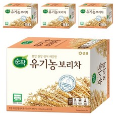 순작 유기농 보리차 티백, 10g, 30개입, 4개