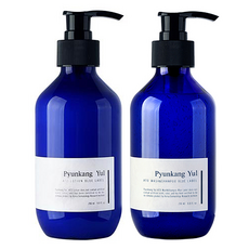 Pyunkang Yul 藍標Ato乳液 290ml+藍標洗髮乳 290ml, 1組