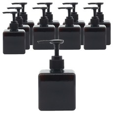 뉴앤룩 사각 디스펜서 주방세제 리필용기 일반형 250ml, 브라운, 10개