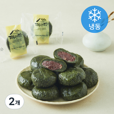 만풍 떡미당 밥알 쑥 찹쌀떡 (냉동), 50g, 2개, 10개입
