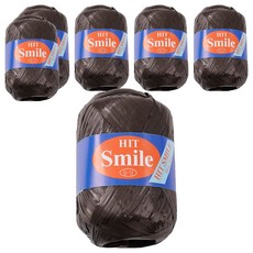 Heat Smile 編織線, 5栗色, 6個