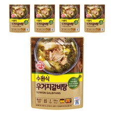 오뚜기 수원식 우거지갈비탕, 5개, 500g