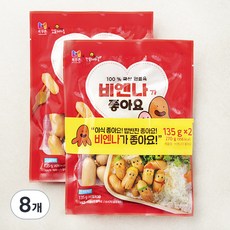 목우촌 비엔나가 좋아요, 135g, 8개