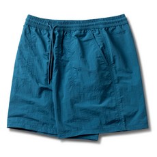 BASIC HOUSE 男女通用尼龍抽繩鬆緊帶短褲 LZHP3103