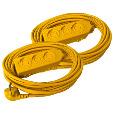 Anplus 3孔附安全蓋延長線, 8m, 2個