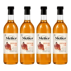 메티에 리치카라멜향시럽, 4개, 750ml