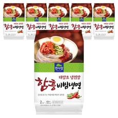 면사랑 태양초 냉면장 함흥 비빔냉면 454g, 6개