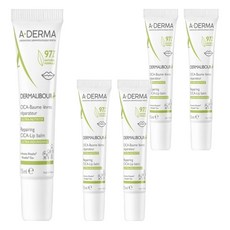 A-DERMA 艾芙美 新葉全效修護護唇霜 CICA-Lip Balm 15ml, 5條, 無色