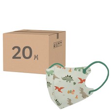 COMFIZ 康菲 嬰幼立體醫療口罩 0~18個月, 侏儸紀世界, 20片, 1盒