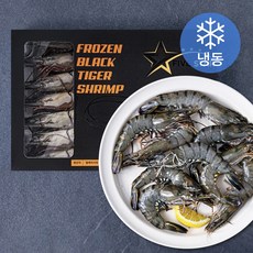 FIVESTAR 말레이시아산 블랙타이거 얼룩 새우 (냉동), 500g(15미), 1개