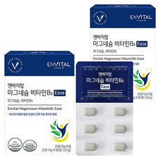 ENVITAL 鎂&維他命B6錠, 2盒, 33g