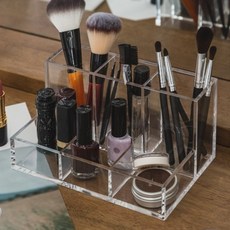 透明加厚化妝品收納架, 1個